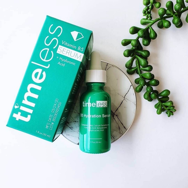 Serum phục hồi da mỏng nổi mạch máu Timeless Vitamin B5 Hydration Acid