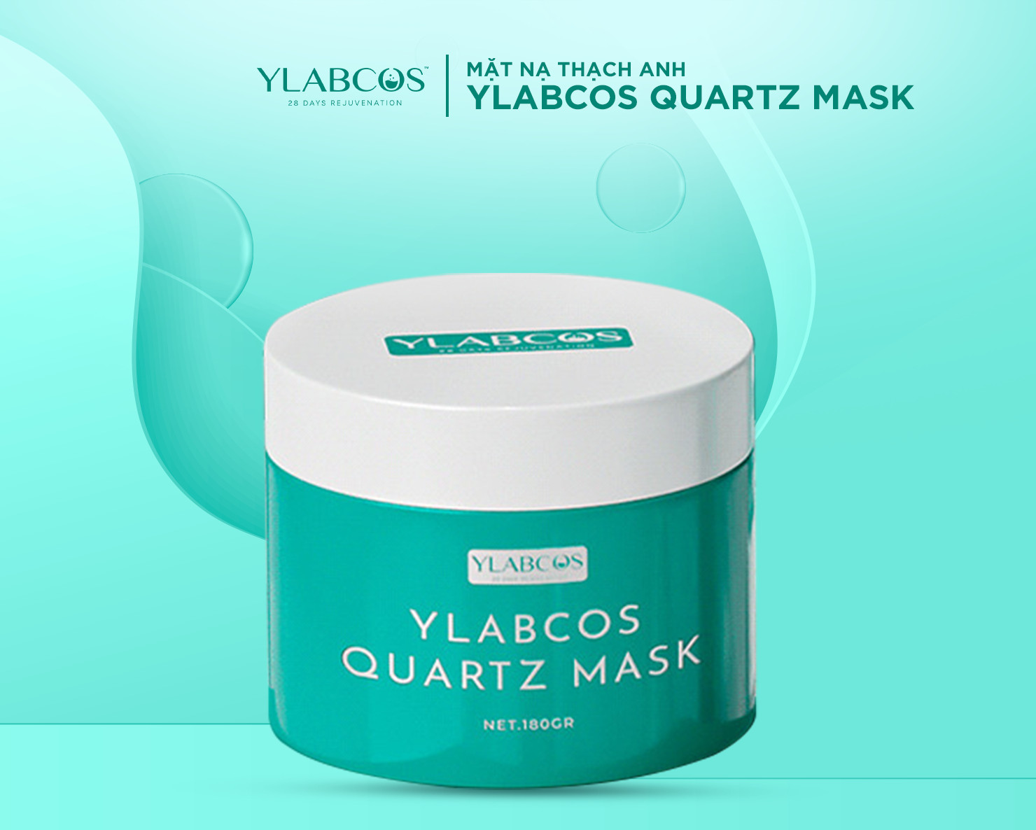 YLABCOS QUARTZ MASK DẠNG HŨ